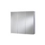 Croydex Westbourne Tri-View Steel Triple Door Mirror Cabinet