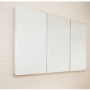 Croydex Westbourne Tri-View Steel Triple Door Mirror Cabinet