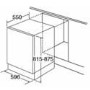GRADE A3 - CDA WC141IN 12 Place Full Size Fully Integrated Dishwasher