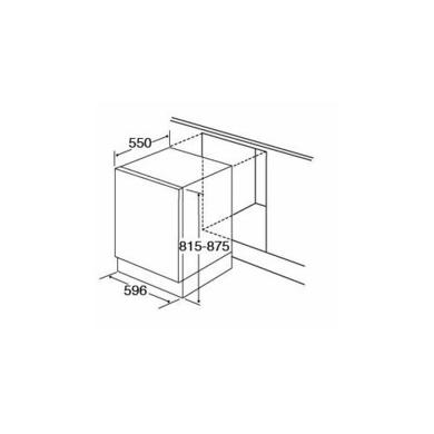 GRADE A1 - CDA WC142 Stainless Steel 13 Place Fully Integrated Dishwasher