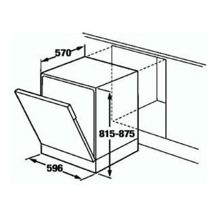 CDA WC430IN Slimline Fully Integrated Dishwasher