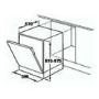 CDA WC430IN Slimline Fully Integrated Dishwasher
