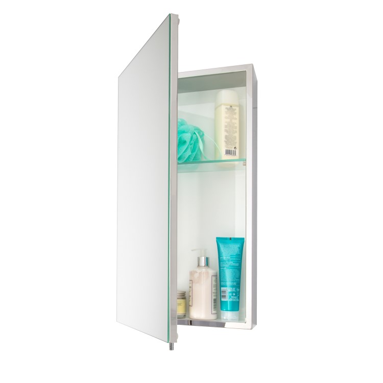 Croydex Chrome Mirrored Bathroom Cabinet 300 x 550mm
