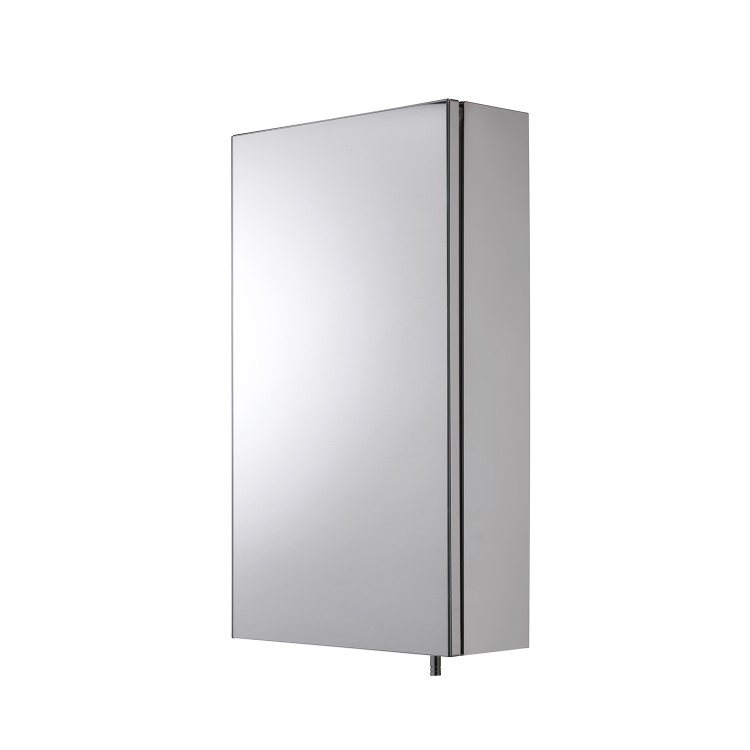 Croydex Chrome Mirrored Bathroom Cabinet 300 x 550mm