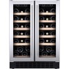 Refurbished CDA WCCFO622SS Freestanding 38 Bottle Dual Zone Under Counter Wine Cooler Stainless Steel 