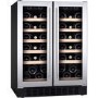 Refurbished CDA WCCFO622SS Freestanding 38 Bottle Dual Zone Under Counter Wine Cooler Stainless Steel 