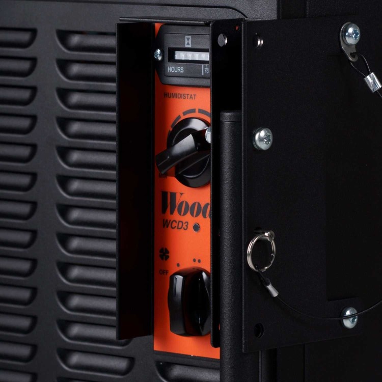WCD3PRO Industrial Dehumidifier 25.5L/Day 190m² Coverage 320 m³/h Airflow i-EcoDefrost 11.4L Tank Made in Sweden