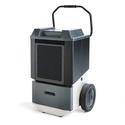 Wood’s WCD8HG 49L Heavy-Duty Metal Dehumidifier with Large Wheels & Low-Temperature Operation - Ideal for Warehouses & Industrial Spaces