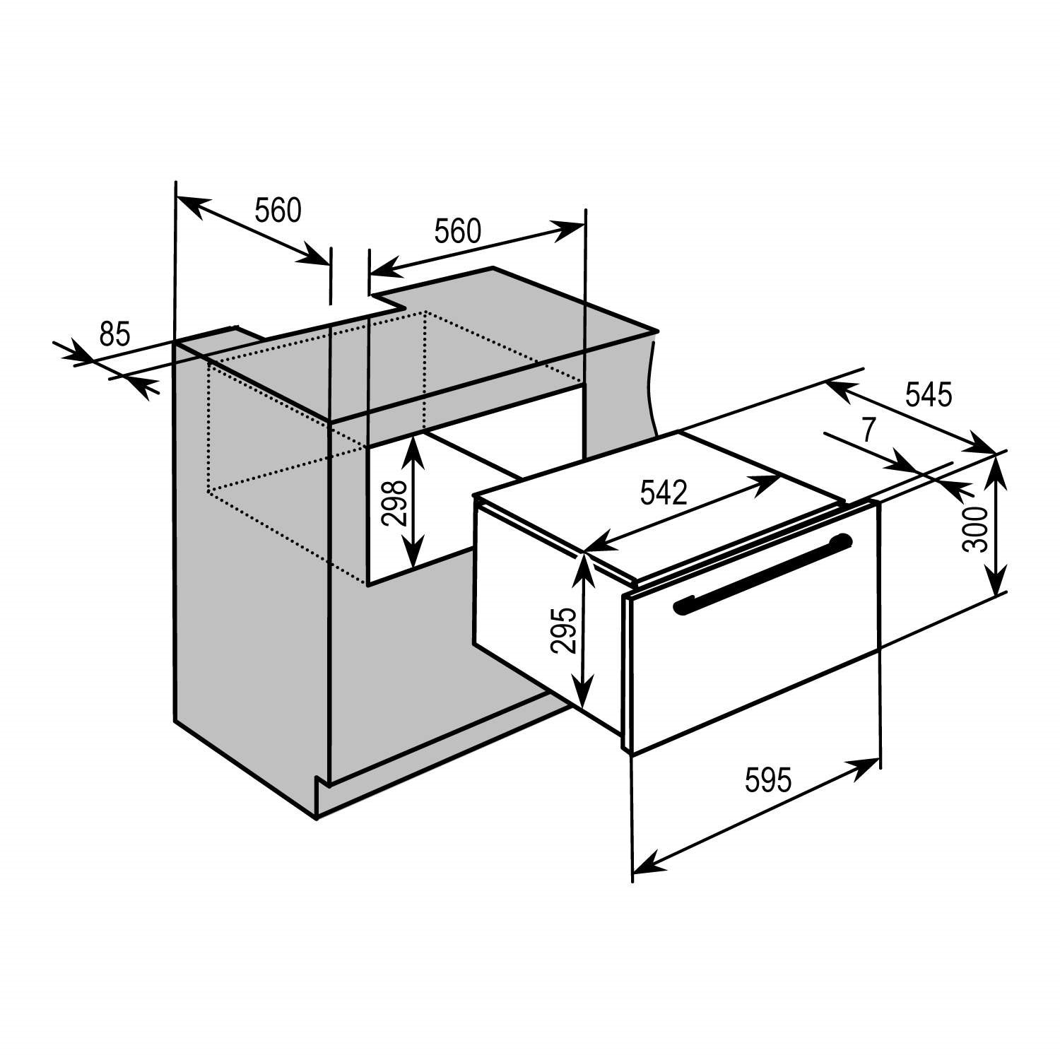 Baumatic WD02 29.5 cm High Warming Drawer Stainless Steel