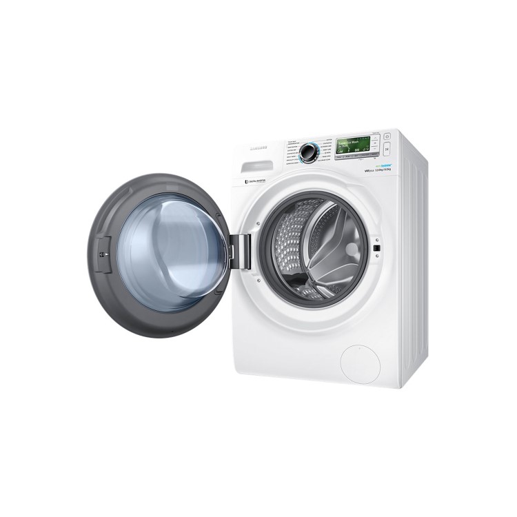Samsung WD12J8400GW 12kg Wash 8kg Dry EcoBubble 1400rpm Freestanding Washer Dryer - White
