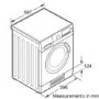SIEMENS WD14H420GB iQ500 7kg Wash 4kg Dry Freestanding Washer Dryer - White