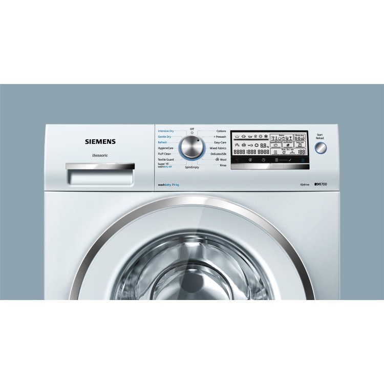 Siemens WD15H520GB 7kg Wash 4kg Dry 1500rpm Freestanding Washer Dryer-White