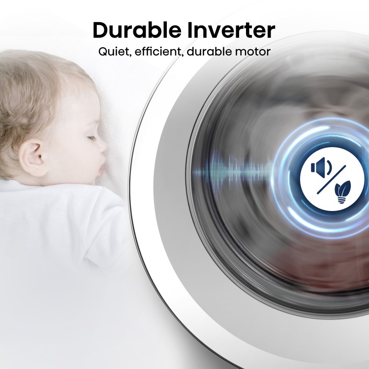 Hisense 3S Series 8kg Wash 6kg Dry 1400rpm Integrated Washer Dryer - White