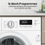 Hisense 3S Series 8kg Wash 6kg Dry 1400rpm Integrated Washer Dryer - White