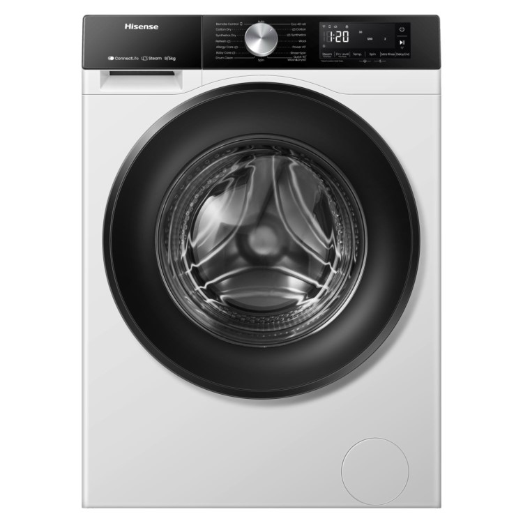 Hisense 3S Series 8kg Wash 5kg Dry 1400rpm Washer Dryer - White