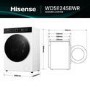 Hisense KitchenFit 5i Series 12kg Wash 8kg Dry 1400rpm Washer Dryer - White