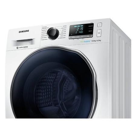 Refurbished Samsung EcoBubble WD90J6A10AW Freestanding 9/6KG 1400 Spin Washer Dryer