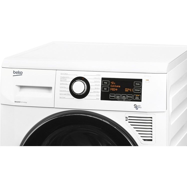 Beko 9kg Wash 6kg Dry 1400rpm Washer Dryer-White