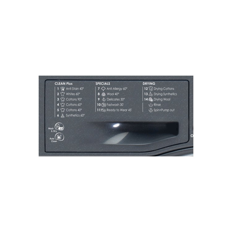 HOTPOINT WDAL8640G Aquarius 8kg Wash 6kg Dry 1400rpm Freestanding Washer Dryer - Graphite