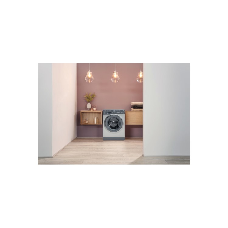 HOTPOINT WDAL8640G Aquarius 8kg Wash 6kg Dry 1400rpm Freestanding Washer Dryer - Graphite