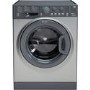 GRADE A1 - Hotpoint WDAL9640G Aquarius 9kg Wash 6kg Dry 1400rpm Freestanding Washer Dryer-Graphite