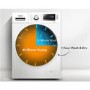 GRADE A2 - Hisense WDBL1014V 10kg Wash 7kg Dry 1400rpm Freestanding Washer Dryer - White