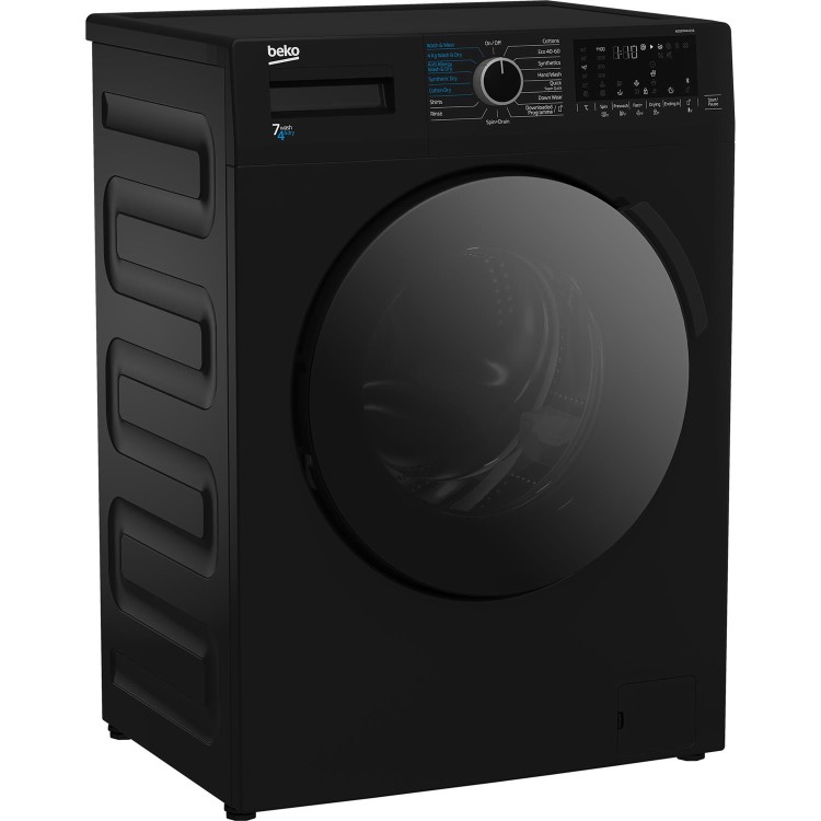 Beko 7kg Wash 4kg Dry 1400rpm Washer Dryer - Black