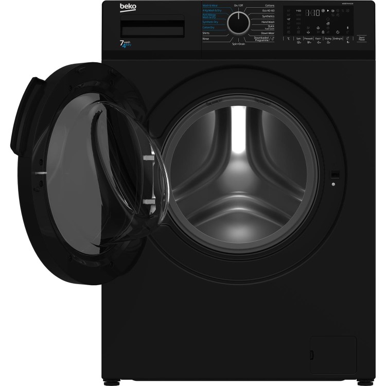 Beko 7kg Wash 4kg Dry 1400rpm Washer Dryer - Black