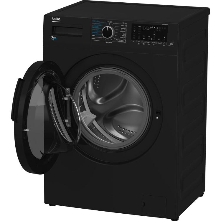 Beko 7kg Wash 4kg Dry 1400rpm Washer Dryer - Black