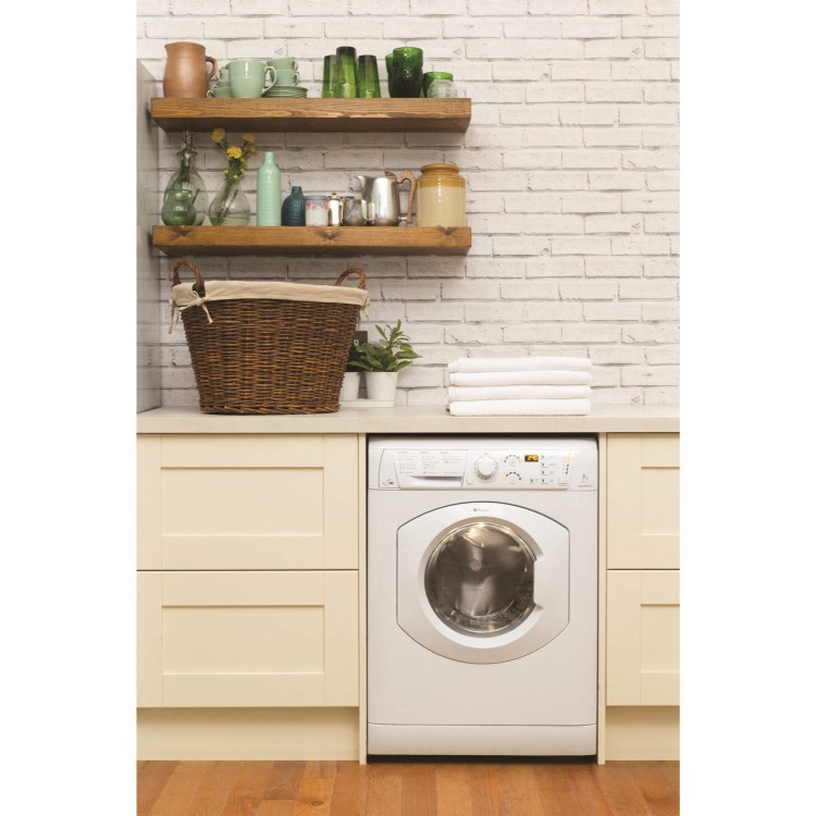 Hotpoint WDF756P White 7kg Wash 4kg Dry Freestanding Washer Dryer 1600rpm