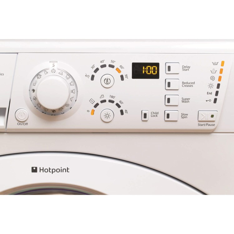 Hotpoint WDF756P White 7kg Wash 4kg Dry Freestanding Washer Dryer 1600rpm