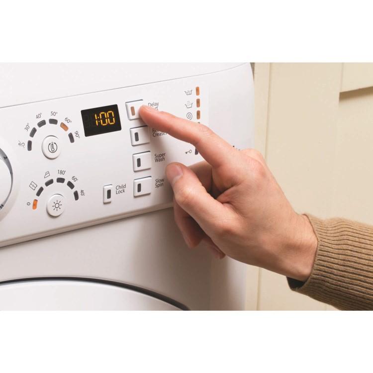 Hotpoint WDF756P White 7kg Wash 4kg Dry Freestanding Washer Dryer 1600rpm