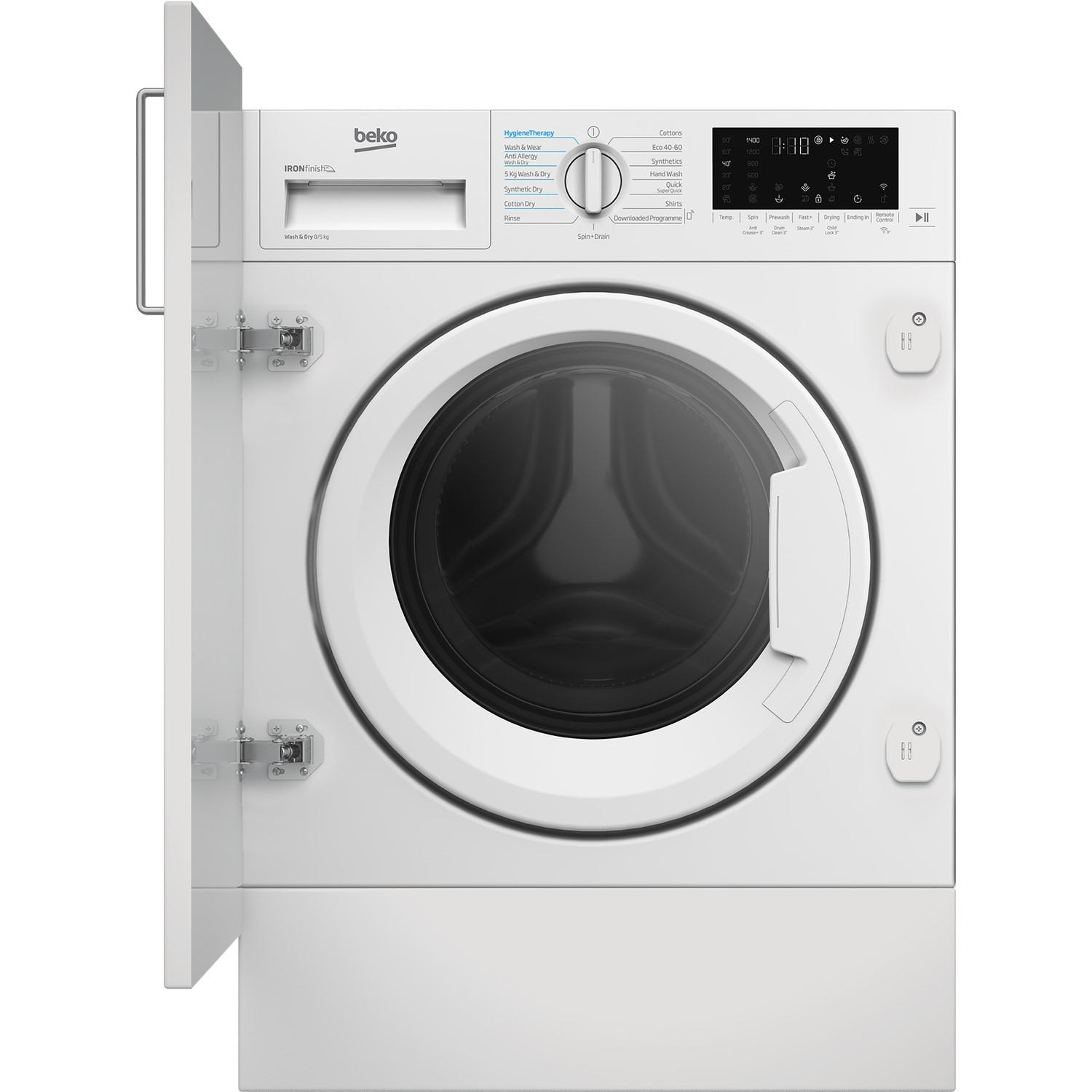 Beko 8Kg Wash 5Kg Dry 1400Rpm Integrated Washer Dryer  WDIK854411F