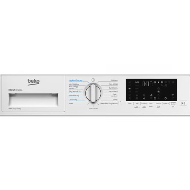 Beko 8kg Wash 5kg Dry 1400rpm Integrated Washer Dryer