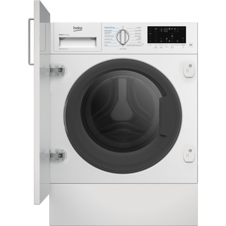 Beko 9kg Wash 5kg Dry 1400rpm Integrated Washer Dryer - White