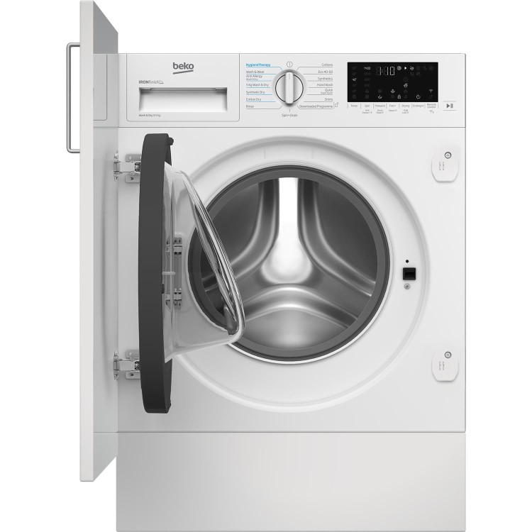 Beko 9kg Wash 5kg Dry 1400rpm Integrated Washer Dryer - White