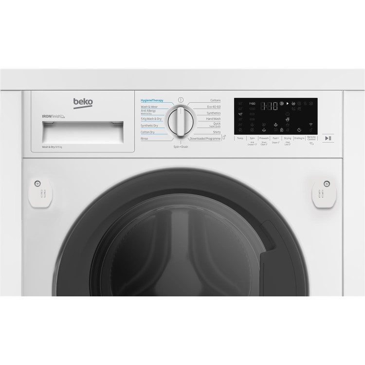 Beko 9kg Wash 5kg Dry 1400rpm Integrated Washer Dryer - White