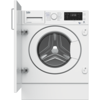 GRADE A2 - Beko WDIY854310F 1400rpm Spin Speed 8kg Wash 5kg Dry Integrated Washer Dryer - White
