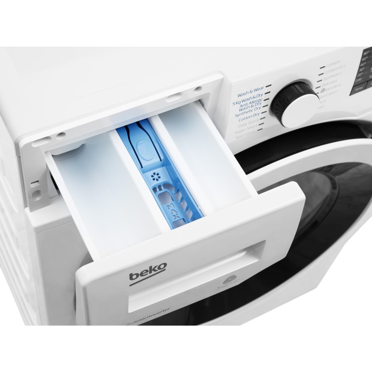 GRADE A1 - Beko WDJ7523023W Washer Dryer - White