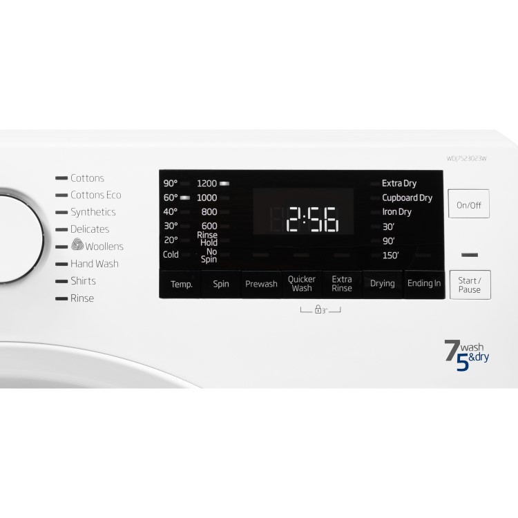 GRADE A1 - Beko WDJ7523023W Washer Dryer - White