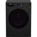 WDL742431B Beko 7kg Wash 4kg Dry Washer Dryer - Black