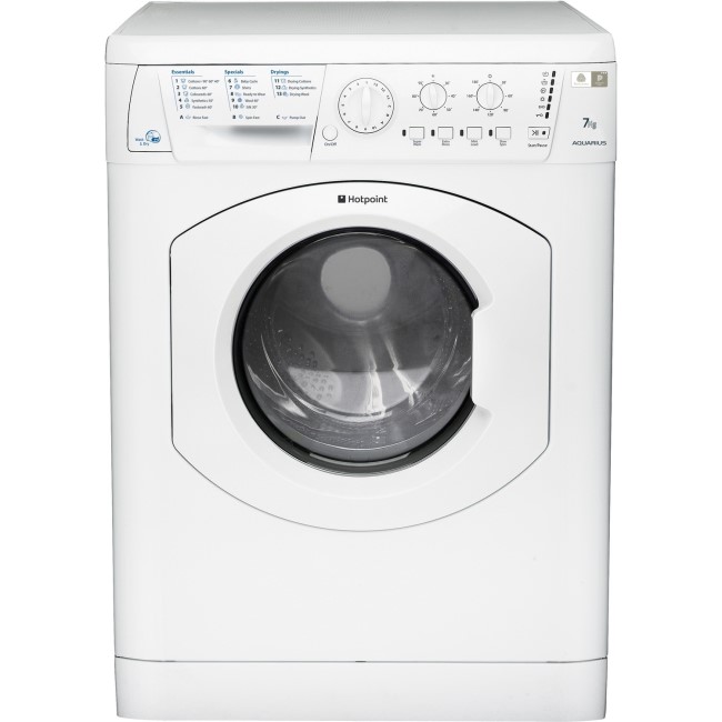 GRADE A1 - Hotpoint WDL756P 7kg Wash 5kg Dry Freestanding Washer Dryer - White