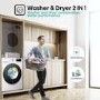 Hisense 3 Series 10kg Wash 6kg Dry 1400rpm Washer Dryer - White