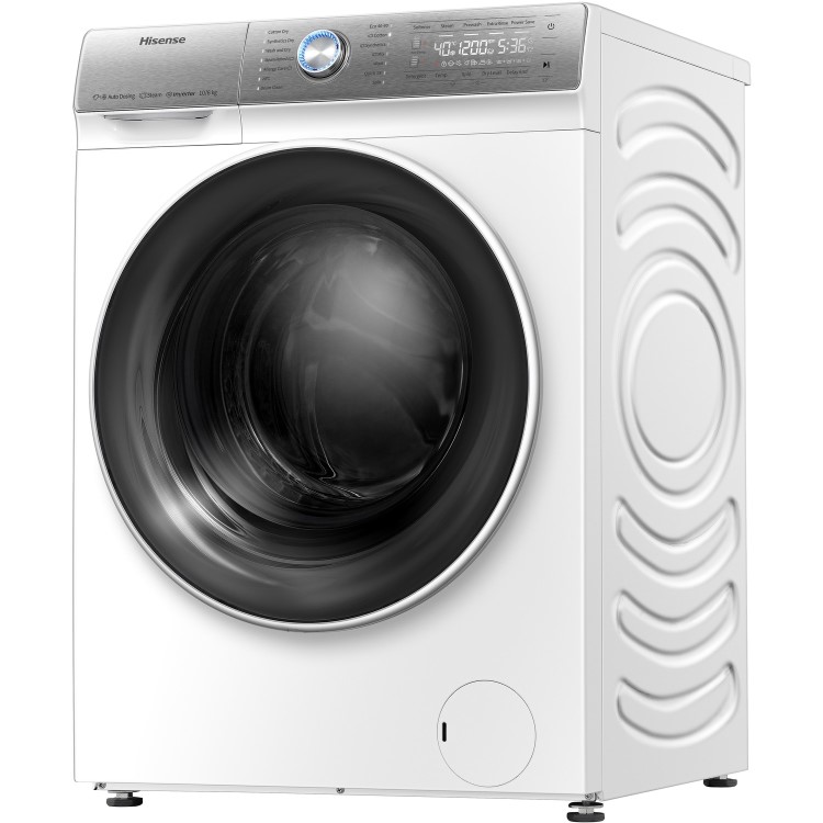 Refurbished Hisense WDQR1014EVAJM Freestanding 10/6KG 1400 Spin Washer Dryer White
