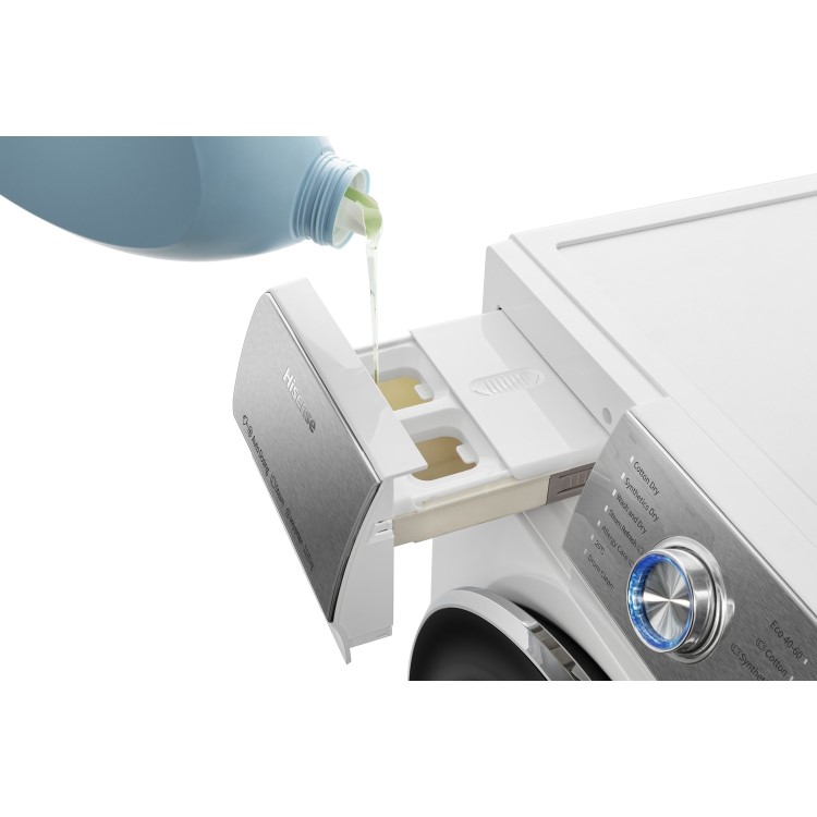 Refurbished Hisense WDQR1014EVAJM Freestanding 10/6KG 1400 Spin Washer Dryer White