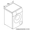 Refurbished Bosch Serie 6 WDU28561GB Freestanding 10/6KG 1400 Spin Washer Dryer White