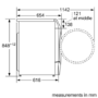 GRADE A2 - Bosch WDU28568GB 10kg Wash 6kg Dry Serie 6 Freestanding Washer Dryer - Silver