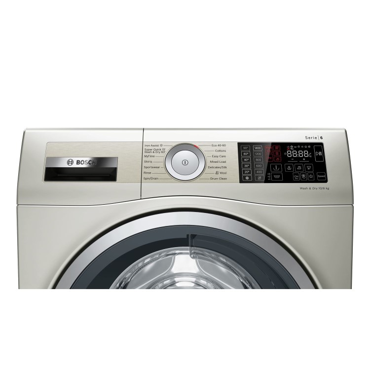 Refurbished Bosch Serie 6 WDU28569GB Freestanding 10/6KG 1400 Spin Washer Dryer