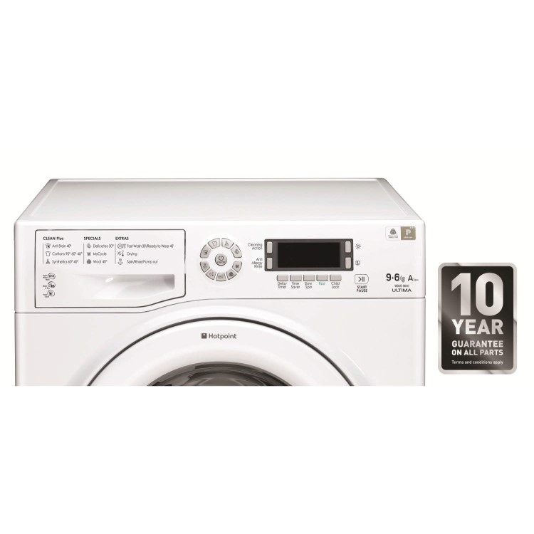 Hotpoint WDUD9640P 9kg Wash 6kg Dry 1400rpm Freestanding Washer Dryer-White