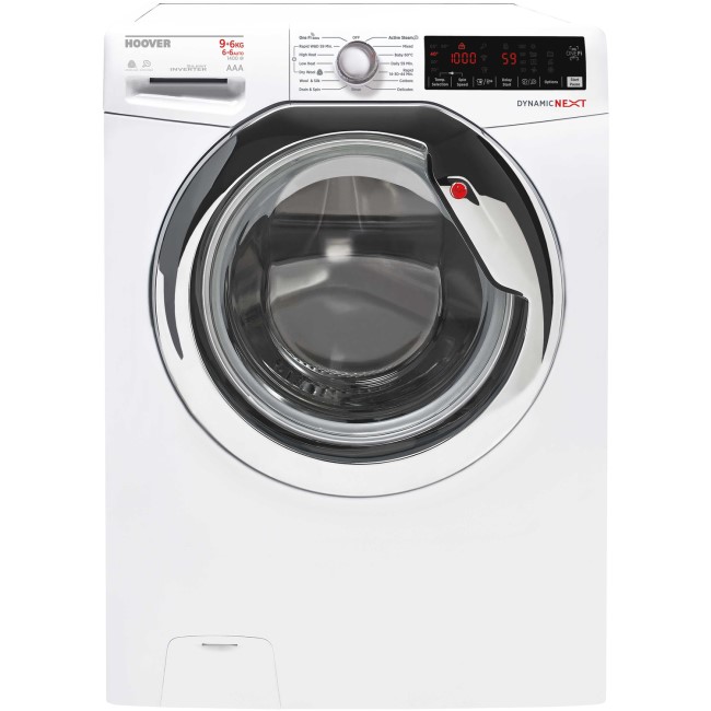 Hoover WDWOA496HC/1-80 Dynamic Next 10+6 Freestanding Washer Dryer - White